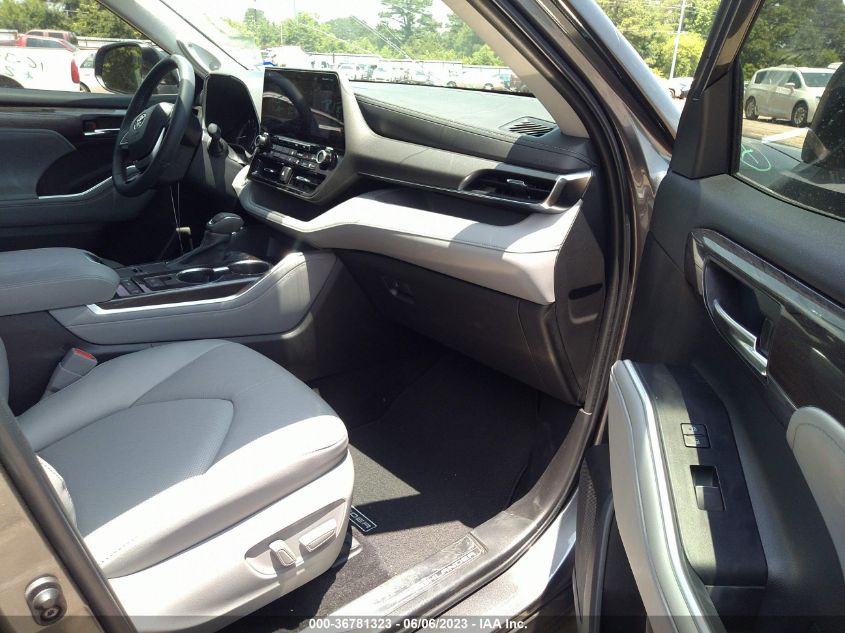 2022 TOYOTA HIGHLANDER LIMITED - 5TDYZRAH7NS549619