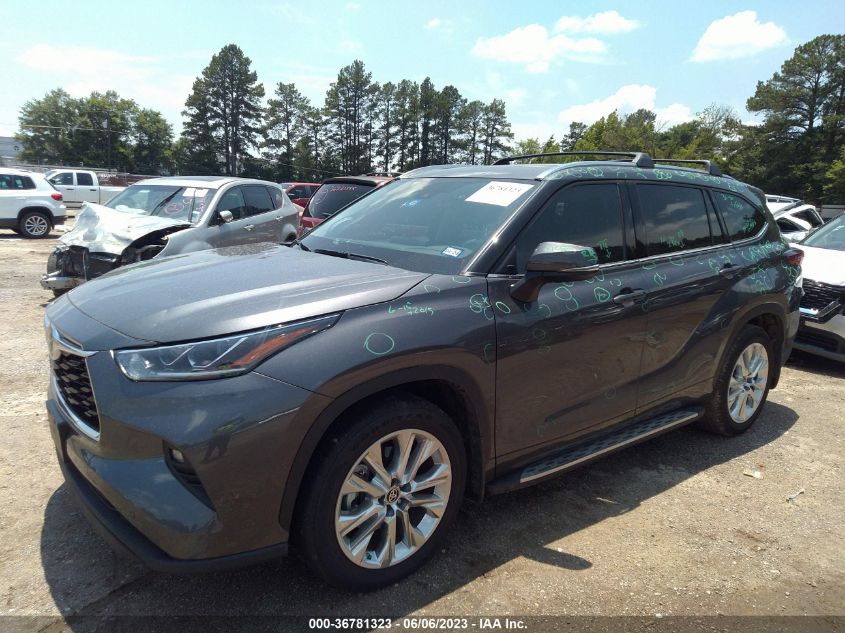 2022 TOYOTA HIGHLANDER LIMITED - 5TDYZRAH7NS549619