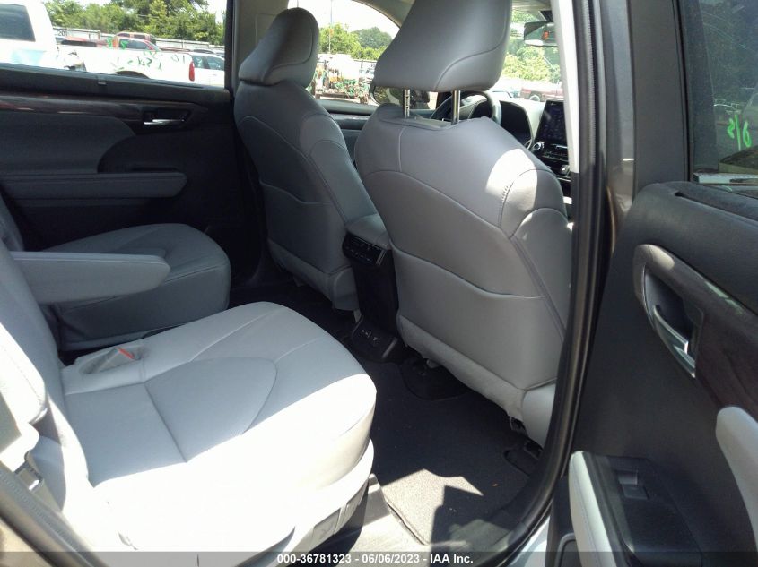 2022 TOYOTA HIGHLANDER LIMITED - 5TDYZRAH7NS549619