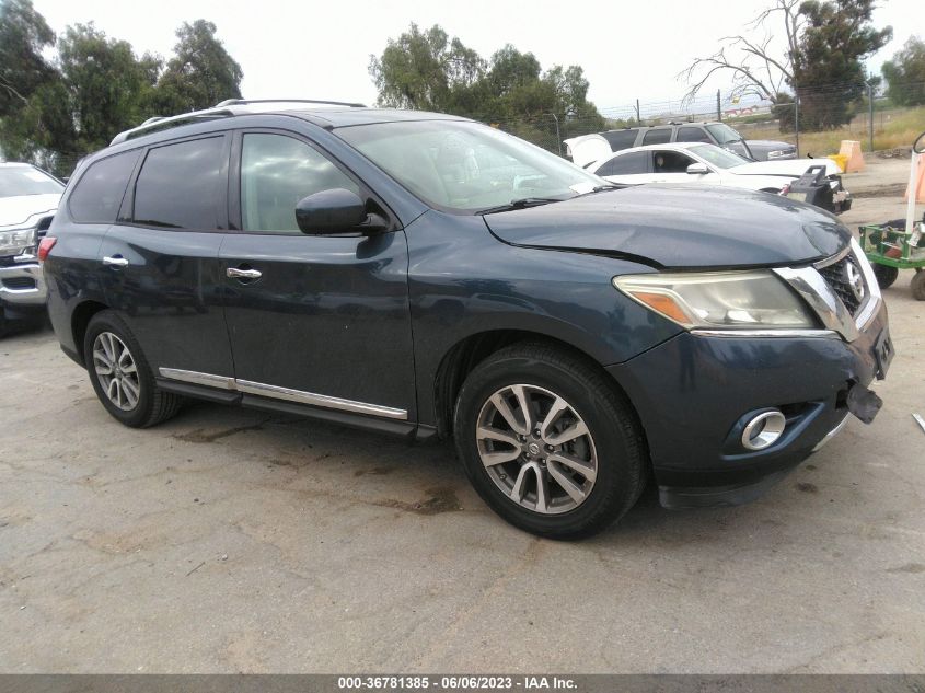 2014 NISSAN PATHFINDER SL - 5N1AR2MN3EC619494