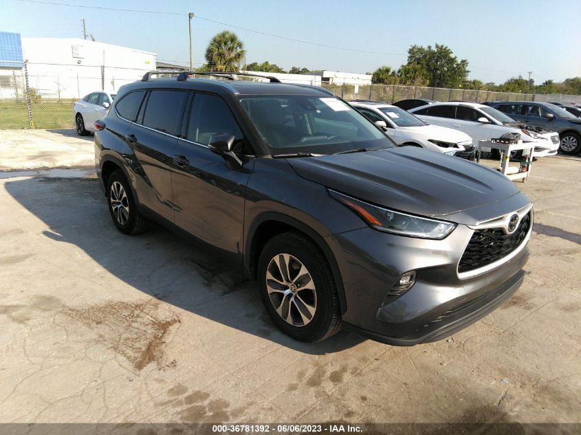 2021 TOYOTA HIGHLANDER XLE - 5TDGZRAH5MS537401