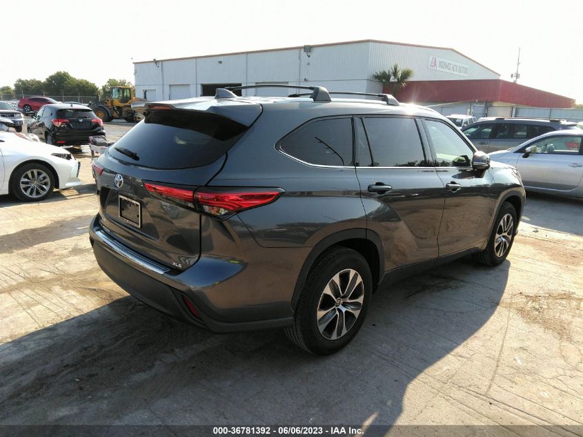 2021 TOYOTA HIGHLANDER XLE - 5TDGZRAH5MS537401