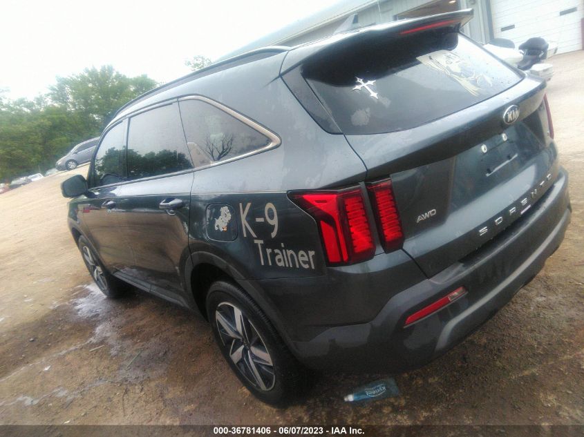 2021 KIA SORENTO S - 5XYRLDLC3MG022666