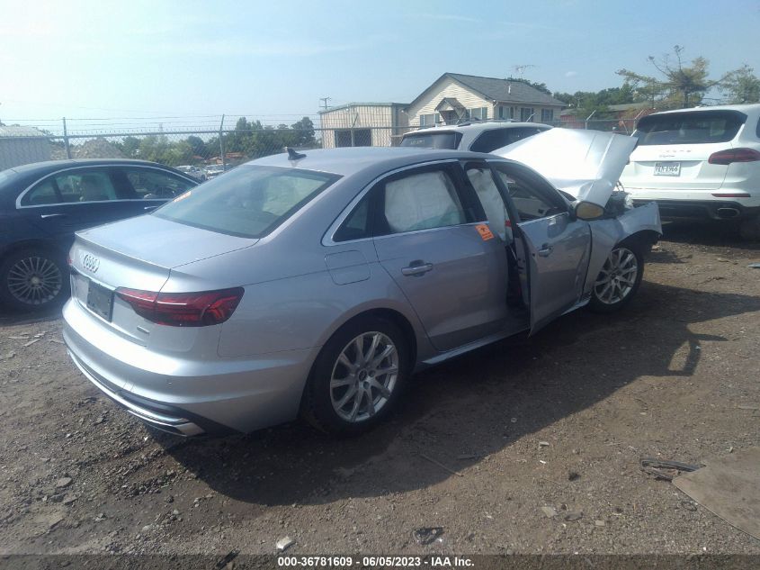 2021 AUDI A4 SEDAN PREMIUM - WAUABAF49MA037950