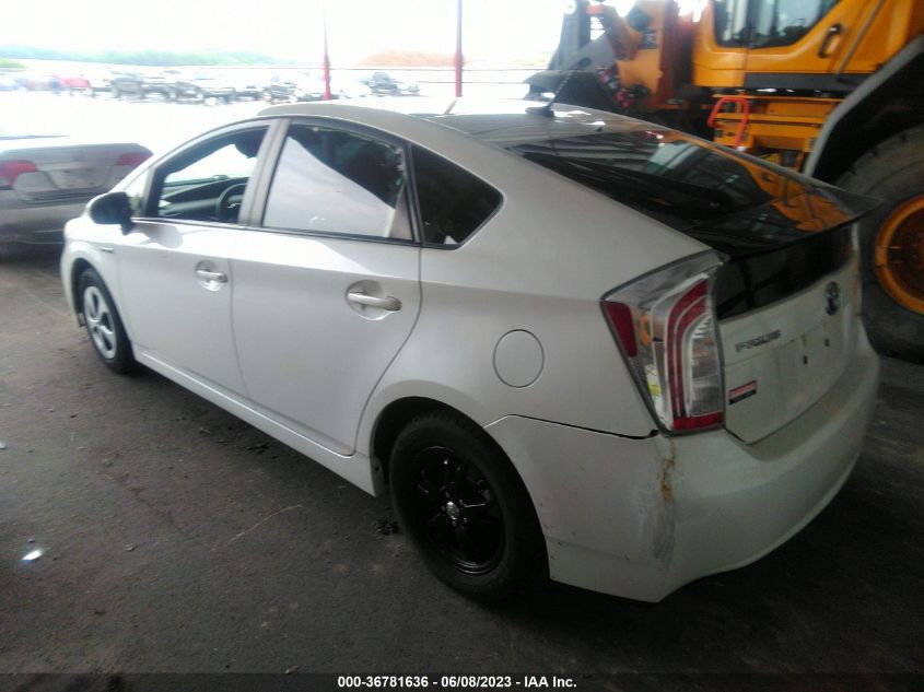 2013 TOYOTA PRIUS ONE/TWO/THREE/FOUR/FIVE - JTDKN3DU5D5600997