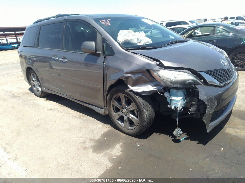 2017 TOYOTA SIENNA SE - 5TDXZ3DC8HS786309