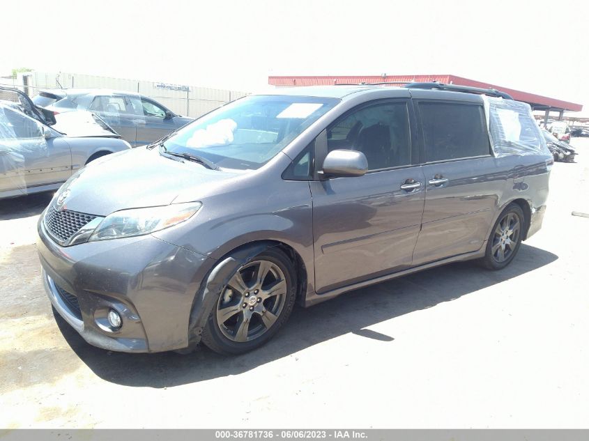 2017 TOYOTA SIENNA SE - 5TDXZ3DC8HS786309