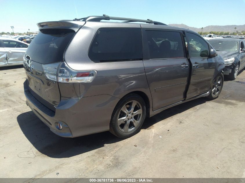 2017 TOYOTA SIENNA SE - 5TDXZ3DC8HS786309