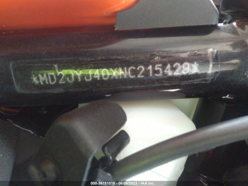 2022 KTM 390 RC MD2JYJ40XNC215429