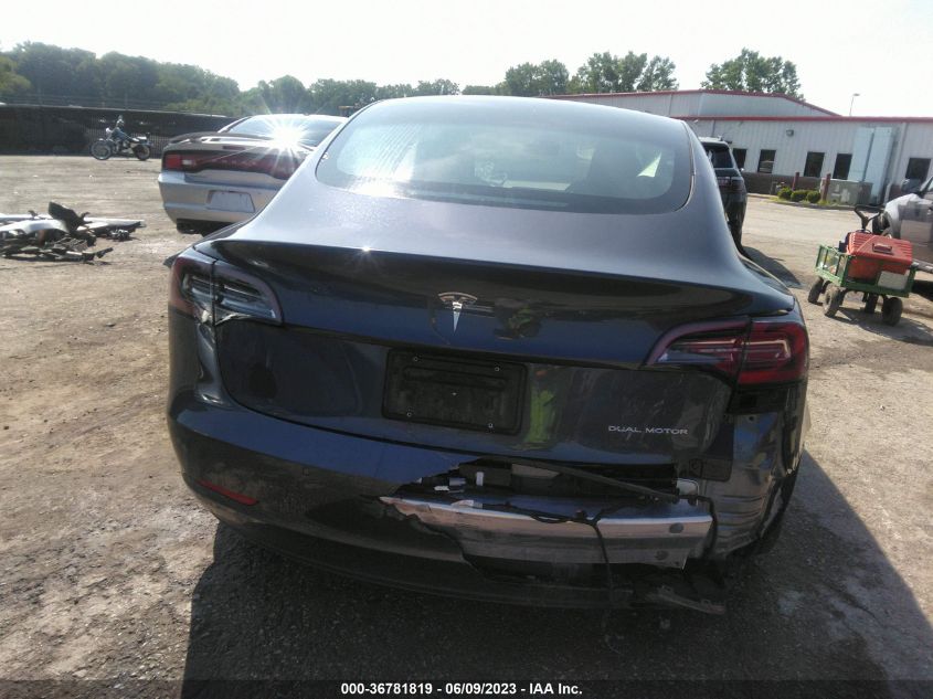 2022 TESLA MODEL 3 LONG RANGE - 5YJ3E1EB4NF171843