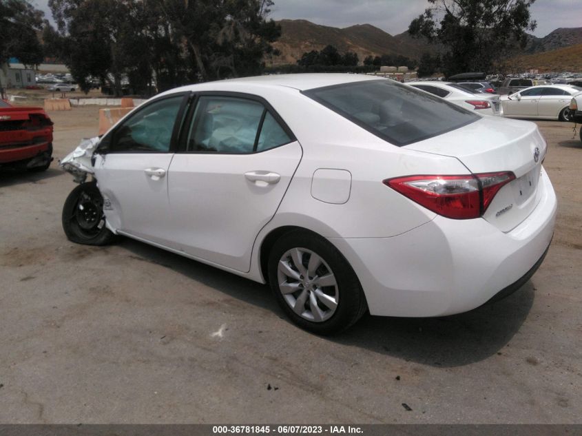 2015 TOYOTA COROLLA L/LE/S/S PLUS/LE PLUS - 5YFBURHE6FP198194