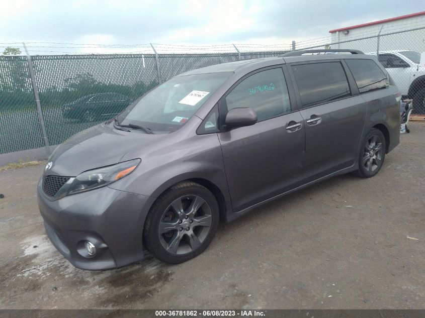 2015 TOYOTA SIENNA SE - 5TDXK3DC2FS662618