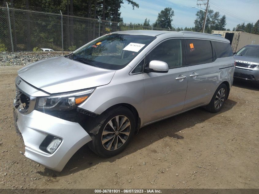 2016 KIA SEDONA SX - KNDMC5C13G6149293