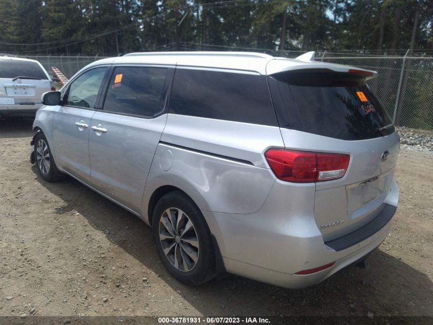 2016 KIA SEDONA SX - KNDMC5C13G6149293