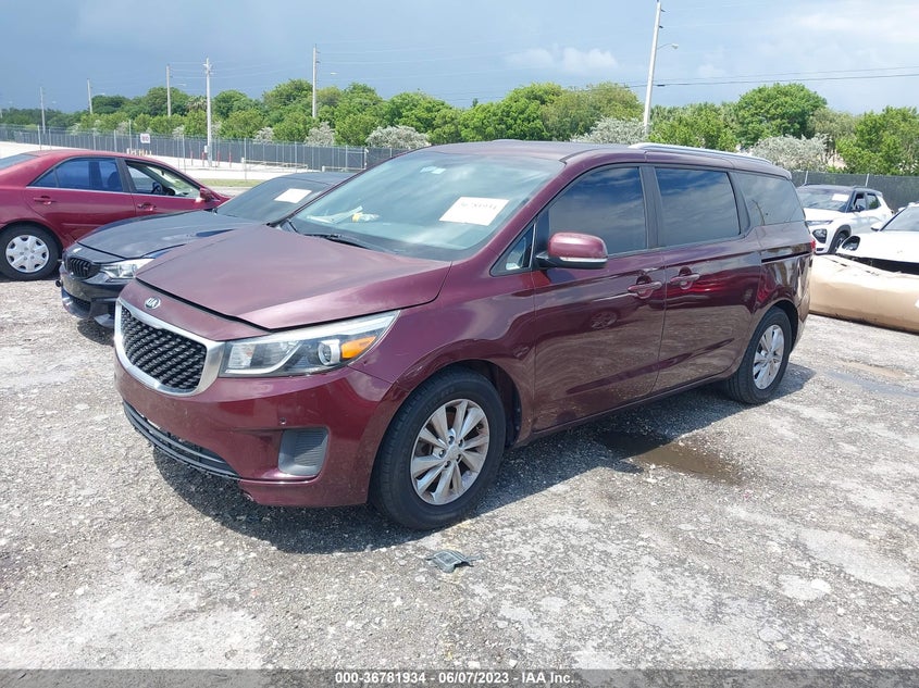 VIN KNDMB5C18H6250110 2017 KIA SEDONA LX
