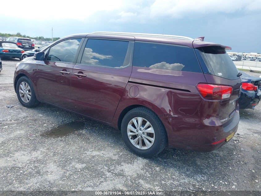 VIN KNDMB5C18H6250110 2017 KIA SEDONA LX