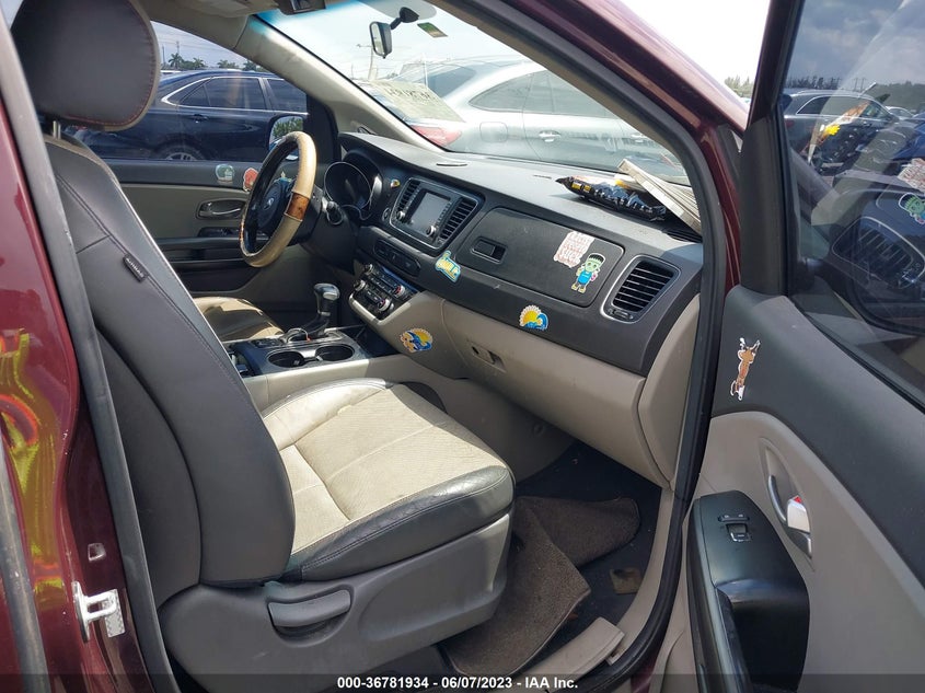 VIN KNDMB5C18H6250110 2017 KIA SEDONA LX
