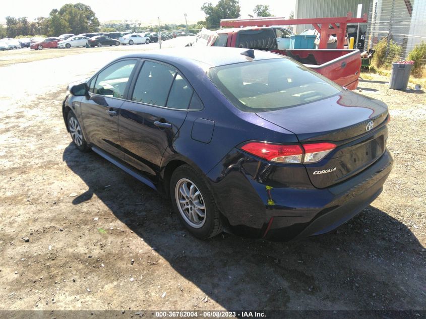 JTDEBRBE7LJ009211 Toyota Corolla HYBRID LE 3