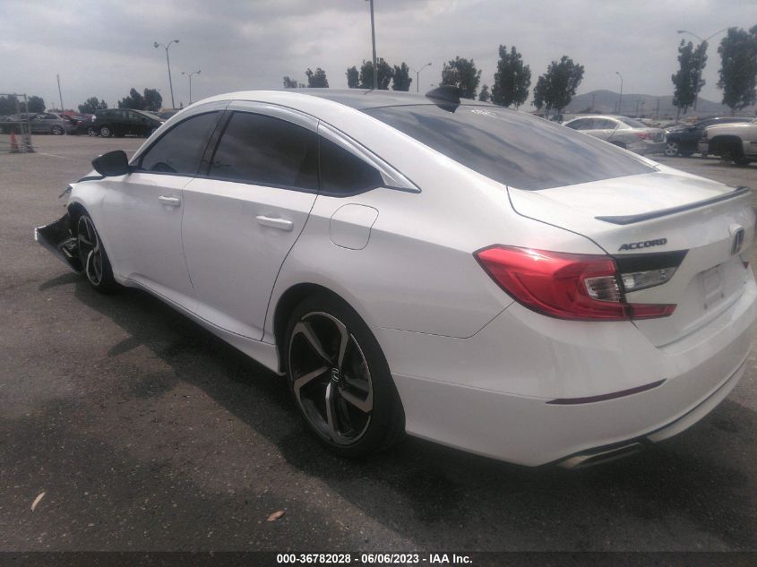2021 HONDA ACCORD SEDAN SPORT - 1HGCV1F39MA045526