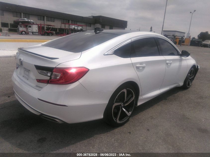 2021 HONDA ACCORD SEDAN SPORT - 1HGCV1F39MA045526