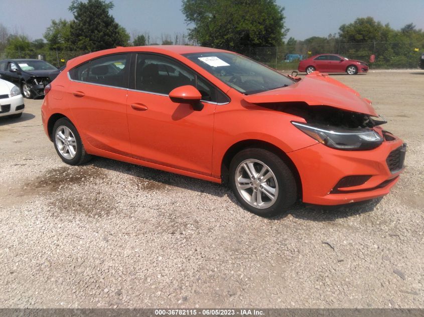 2018 CHEVROLET CRUZE LT - 3G1BE6SMXJS637607