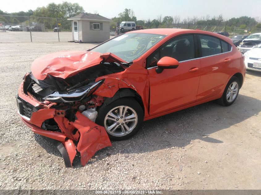 2018 CHEVROLET CRUZE LT - 3G1BE6SMXJS637607