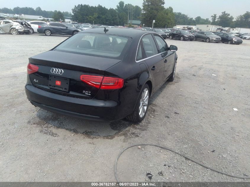 2013 AUDI A4 PREMIUM - WAUBFAFL6DN048638