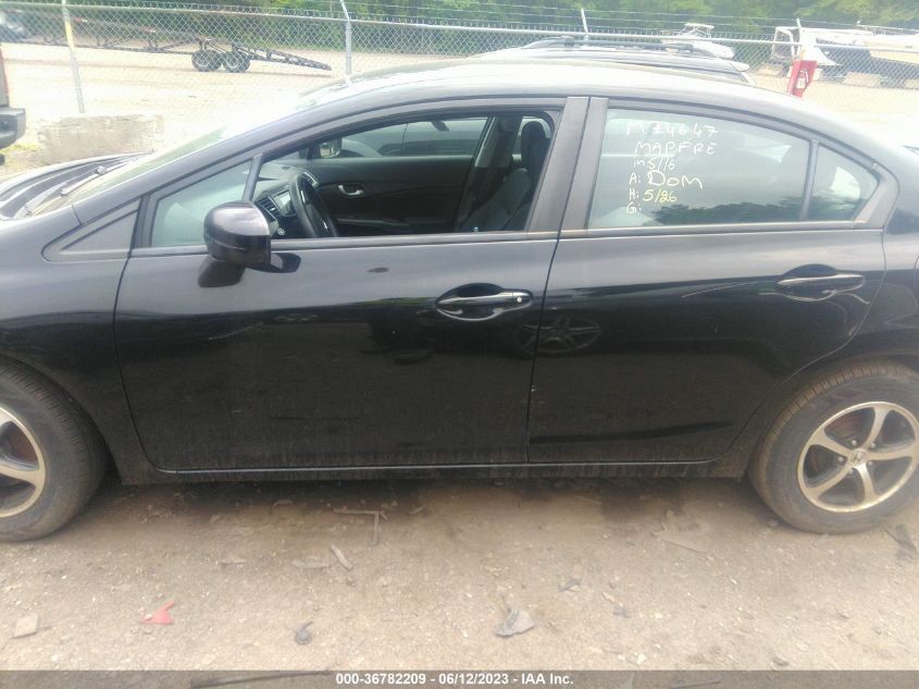 2015 HONDA CIVIC SEDAN SE - 19XFB2F75FE284049