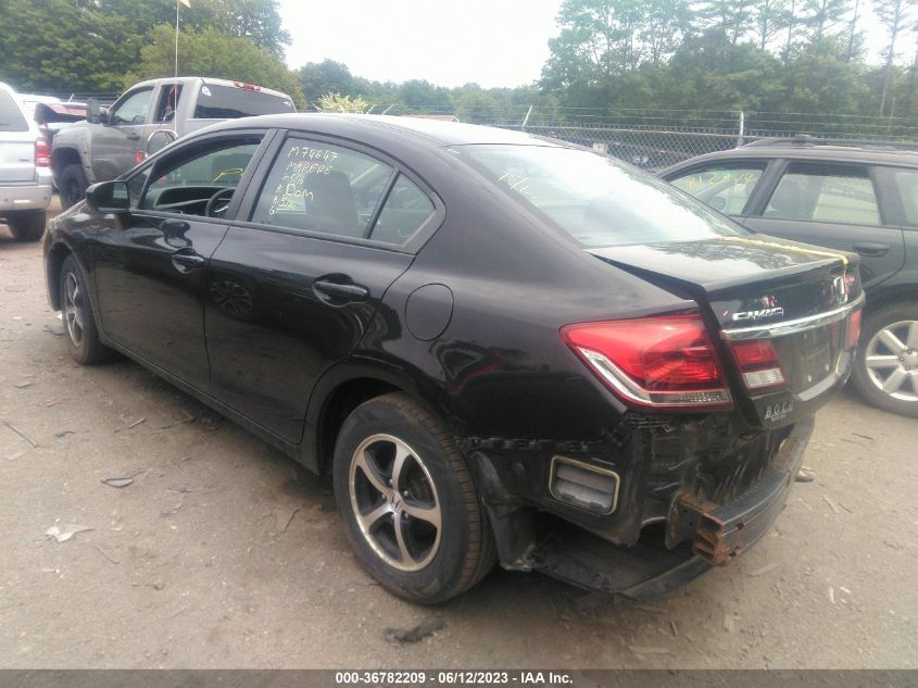 2015 HONDA CIVIC SEDAN SE - 19XFB2F75FE284049