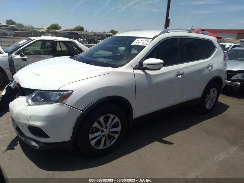 2016 NISSAN ROGUE SV - KNMAT2MT4GP686735