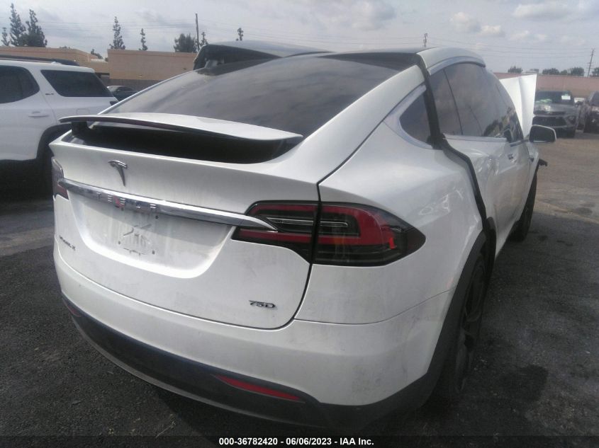 2018 TESLA MODEL X 75D/100D/P100D - 5YJXCDE26JF123358
