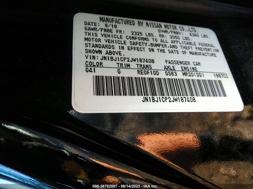 2018 NISSAN ROGUE SPORT S - JN1BJ1CP2JW187408