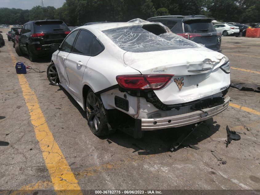 2015 CHRYSLER 200 S - 1C3CCCBBXFN698010
