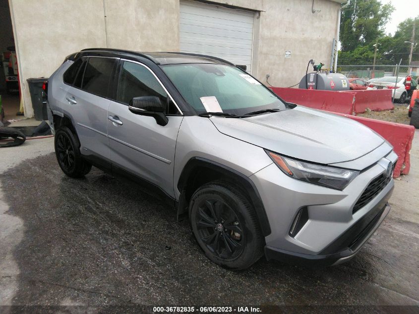 2022 TOYOTA RAV4 HYBRID XSE - 2T3E6RFV5NW036927