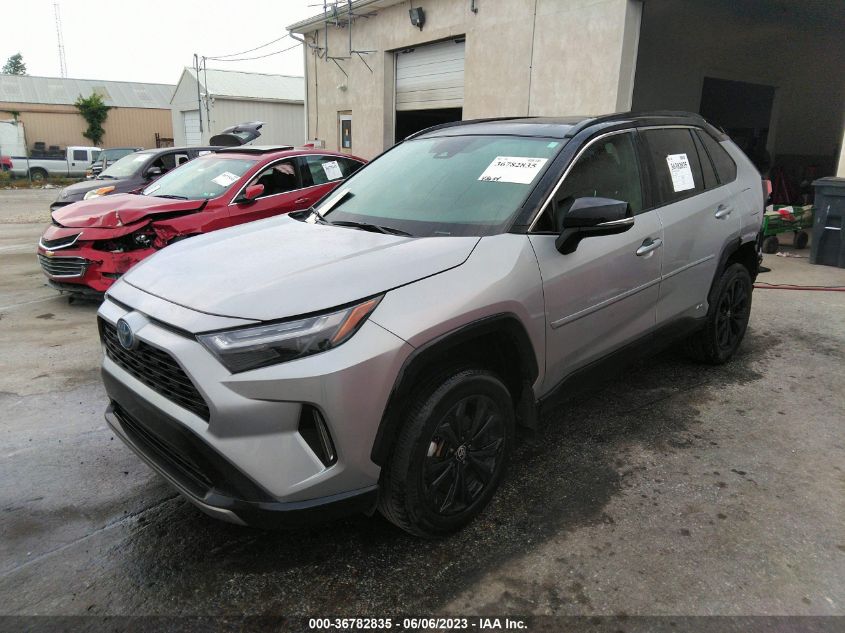 2022 TOYOTA RAV4 HYBRID XSE - 2T3E6RFV5NW036927
