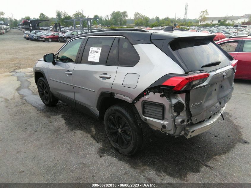 2022 TOYOTA RAV4 HYBRID XSE - 2T3E6RFV5NW036927