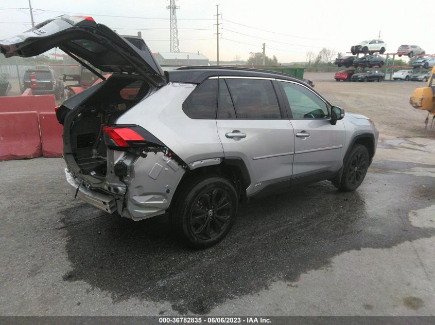 2022 TOYOTA RAV4 HYBRID XSE - 2T3E6RFV5NW036927