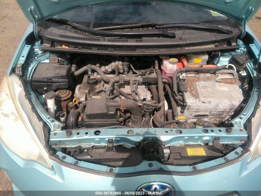 2013 TOYOTA PRIUS C ONE/TWO/THREE/FOUR - JTDKDTB36D1048866