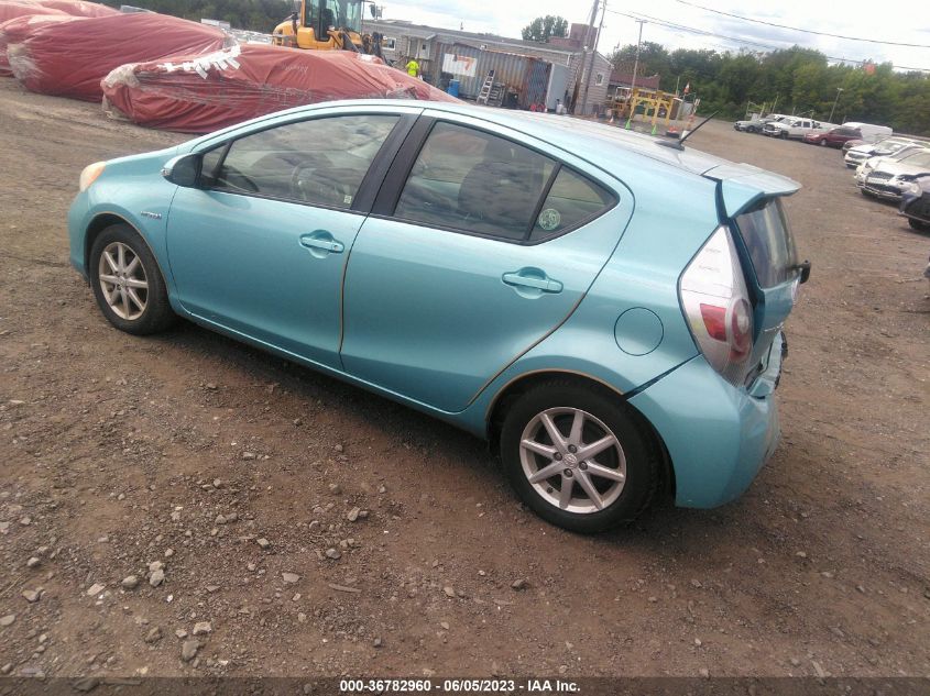 2013 TOYOTA PRIUS C ONE/TWO/THREE/FOUR - JTDKDTB36D1048866