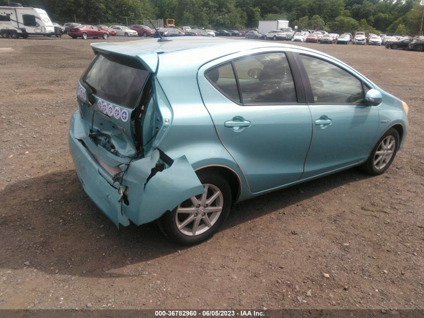 2013 TOYOTA PRIUS C ONE/TWO/THREE/FOUR - JTDKDTB36D1048866