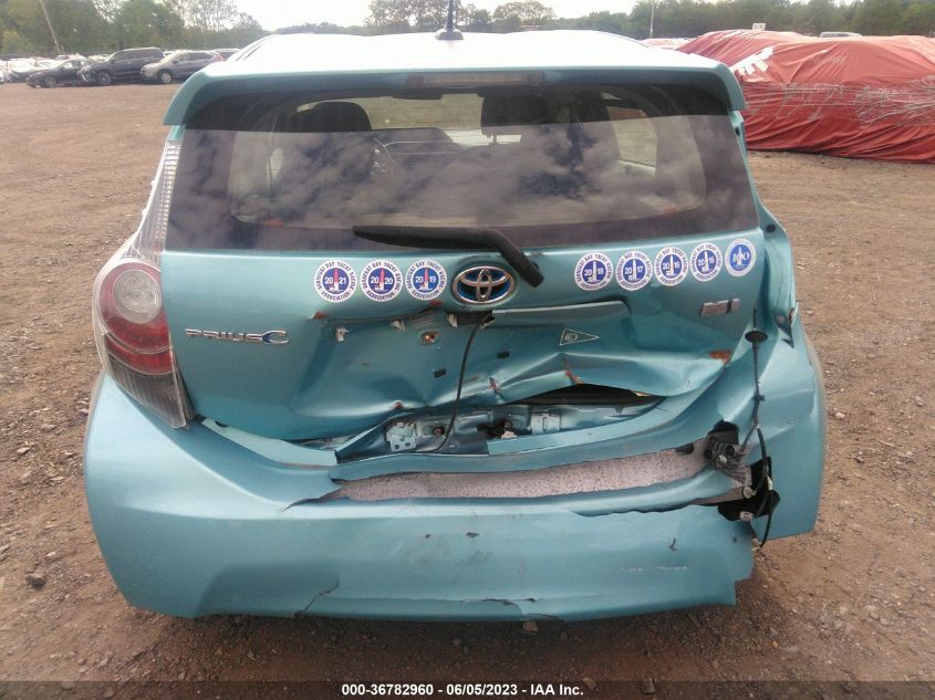2013 TOYOTA PRIUS C ONE/TWO/THREE/FOUR - JTDKDTB36D1048866