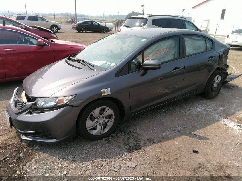 2015 HONDA CIVIC SEDAN LX - 19XFB2F54FE700512