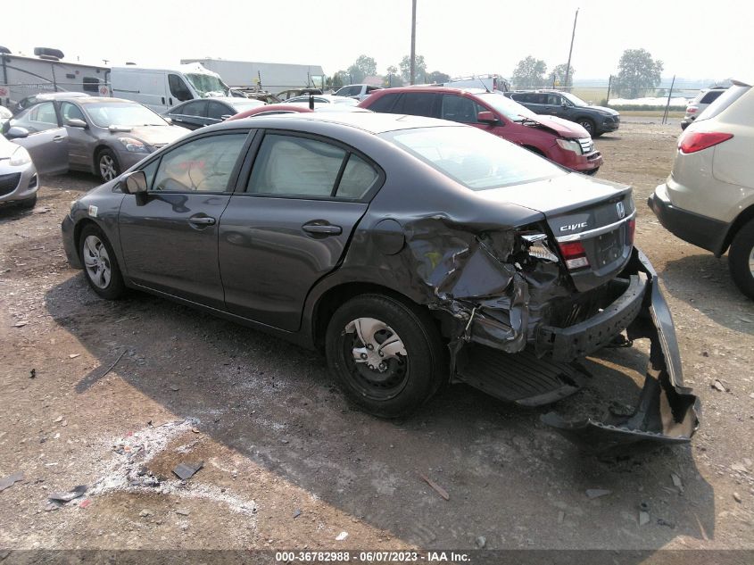 2015 HONDA CIVIC SEDAN LX - 19XFB2F54FE700512