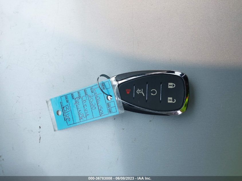 2020 CHEVROLET EQUINOX LT - 2GNAXJEV9L6140867