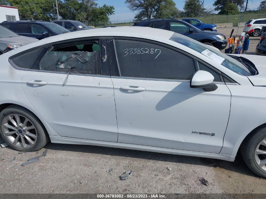 2017 FORD FUSION HYBRID S - 3FA6P0UU7HR235225