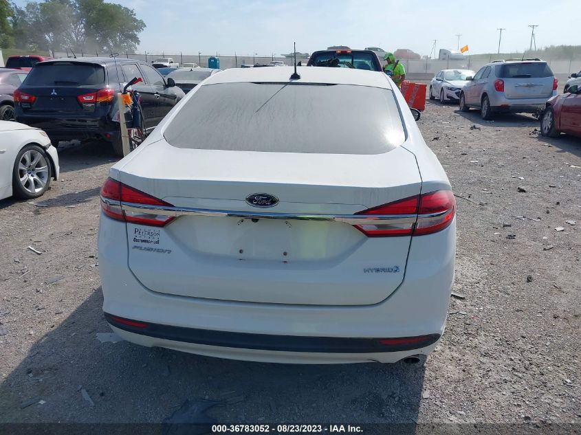 2017 FORD FUSION HYBRID S - 3FA6P0UU7HR235225