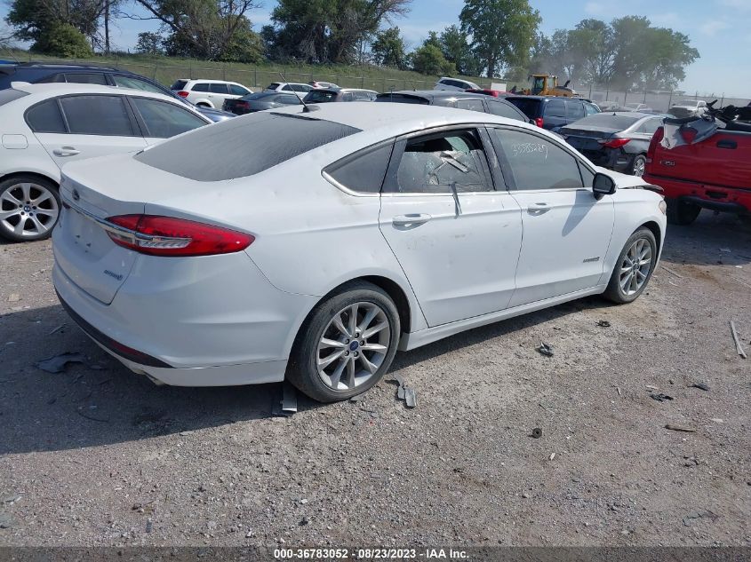 2017 FORD FUSION HYBRID S - 3FA6P0UU7HR235225