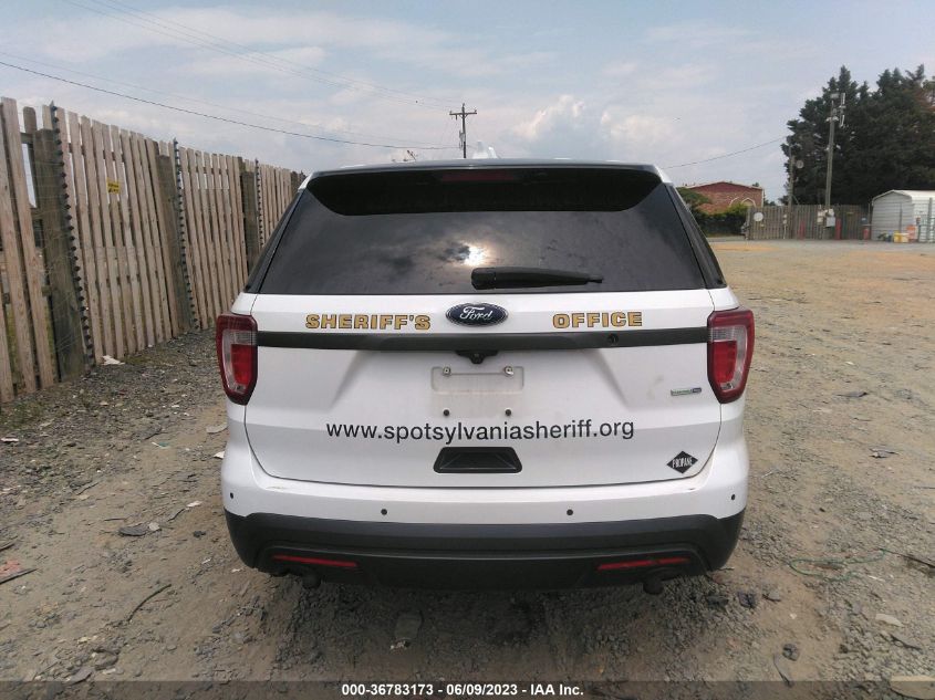 2016 FORD UTILITY POLICE 1FM5K8AR3GGC60627