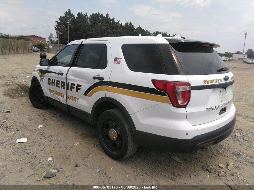 2016 FORD UTILITY POLICE 1FM5K8AR3GGC60627