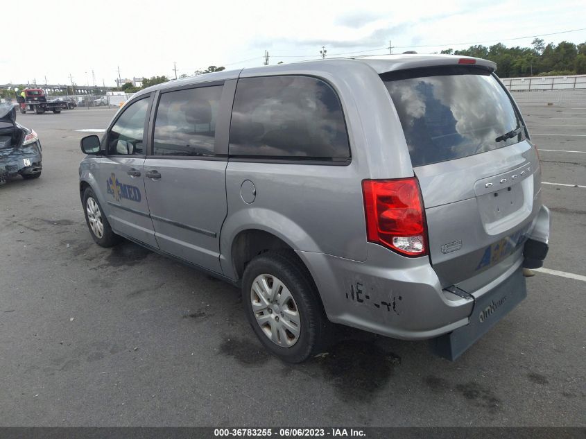 2015 DODGE GRAND CARAVAN AMERICAN VALUE PKG - 2C4RDGBG8FR512439